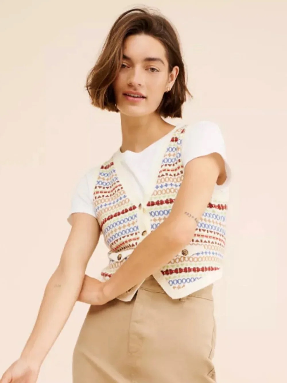 Callahan Wray Sweater Vest Knit Fall Vest